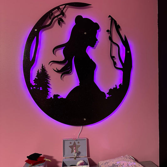 Princess Silhouette (Backlit)
