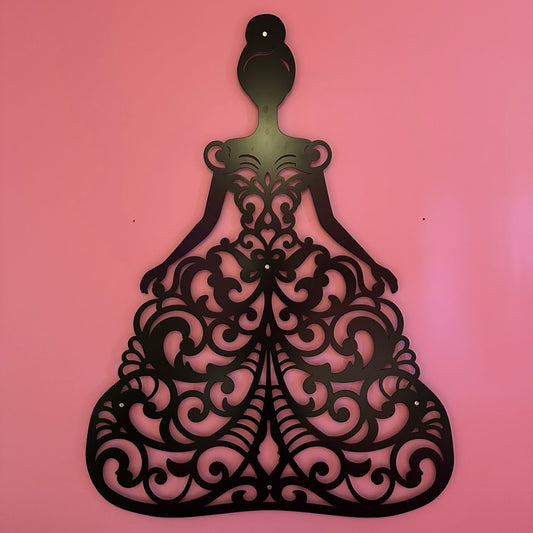 Scrolled Princess (Backlit)